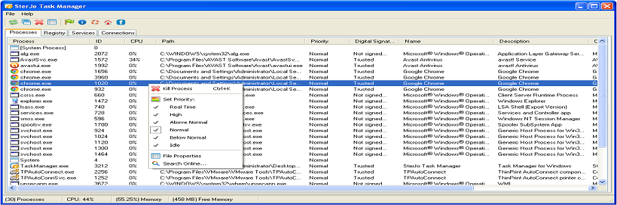 Advanced Windows task manager
