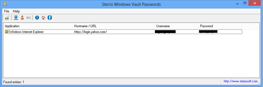 Reveal Windows Credential Manager passwords